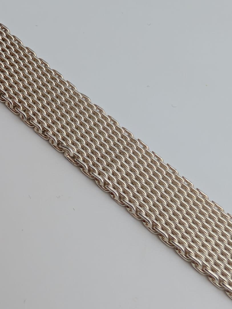 ティファニー サマセット　ハートメッシュ　ブレスレット 925 シルバー