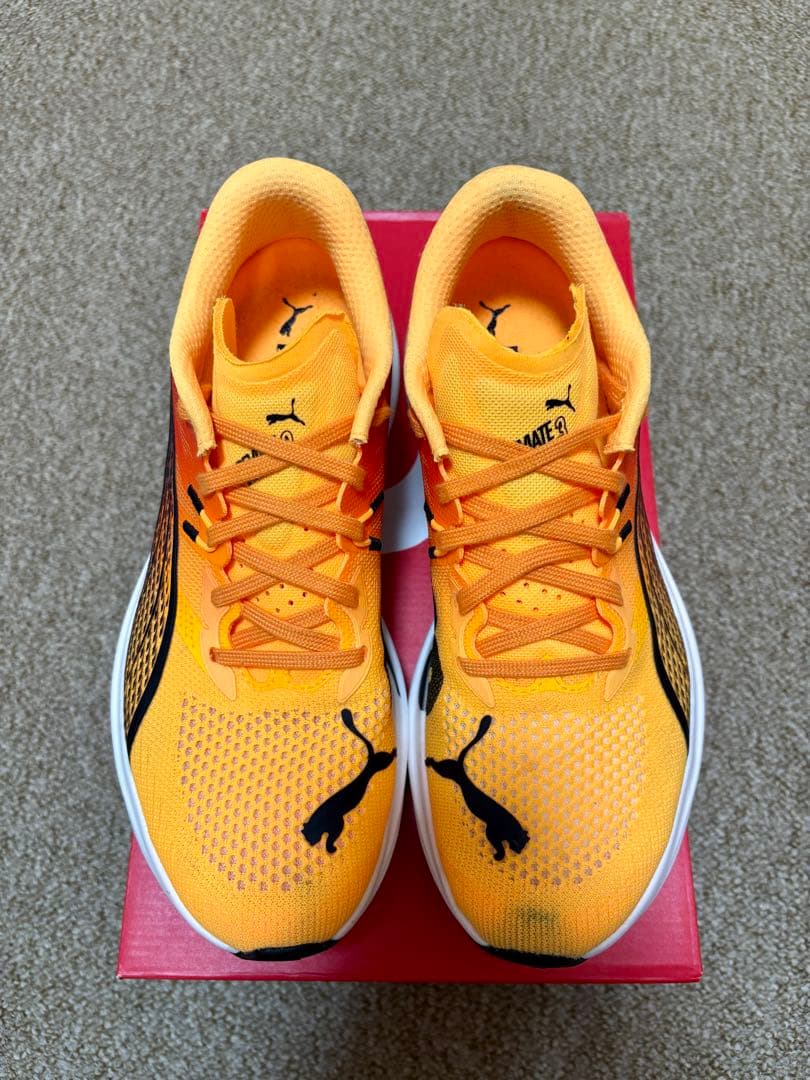 走行80km◆PUMA ディヴィエイトニトロ3◆26.0cm/グリップ良好