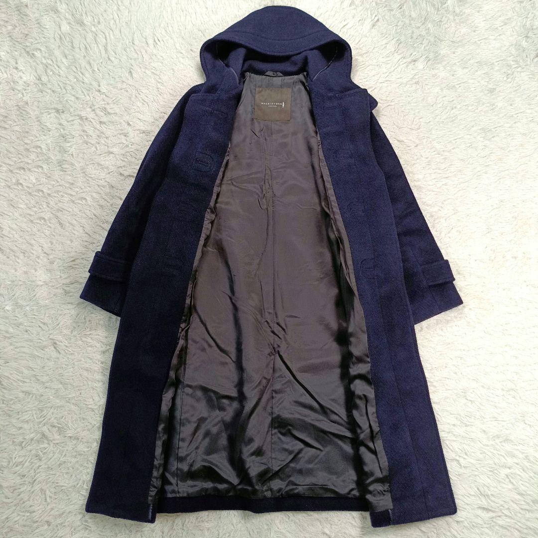 マッキントッシュロンドン　ロング丈　ウールダッフルコート　38 近年モデル