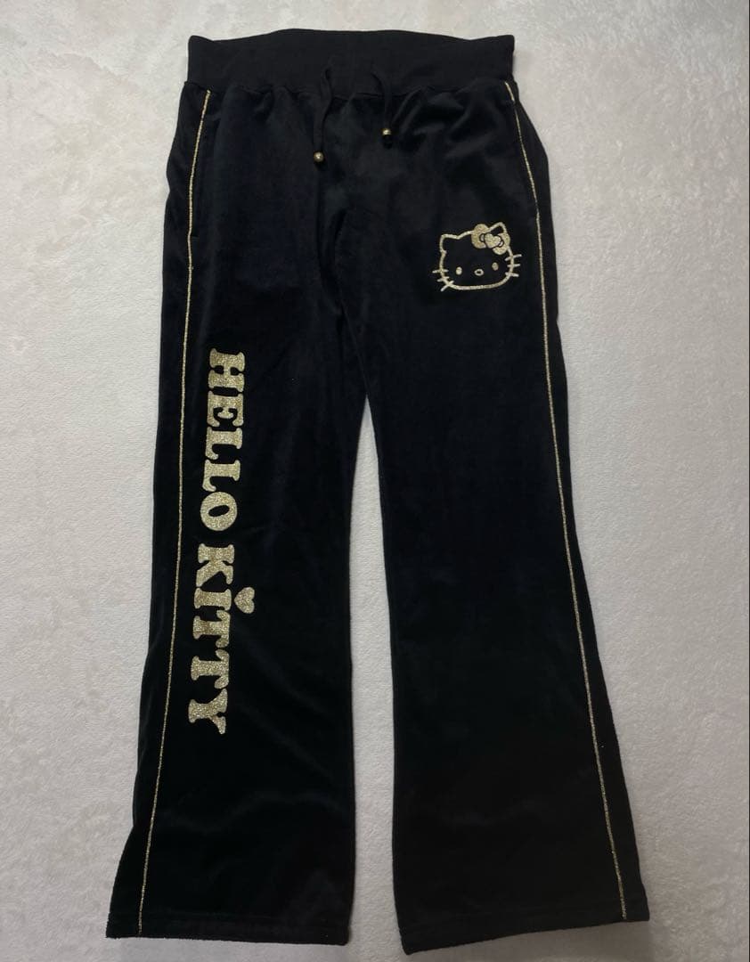hello kitty ハローキティ　y2k パーカー セットアップ　ベロア