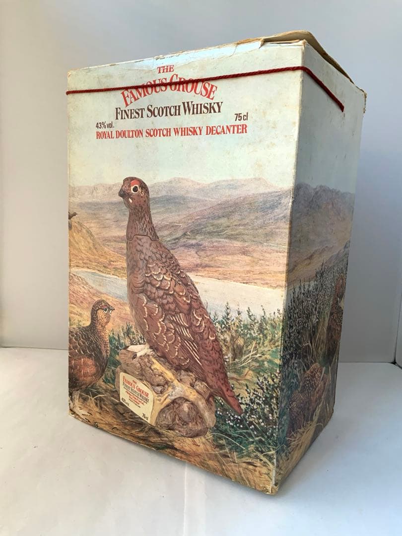 1980年代前半　ザ・フェイマスグラウスデキャンター/ロイヤルドルトン窯/空き瓶