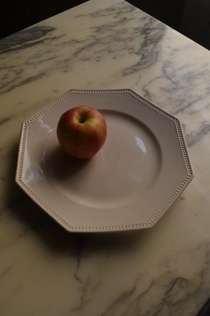 超美品　サルグミンヌ　オクトゴナル皿（24.5㎝）　フランスアンティーク