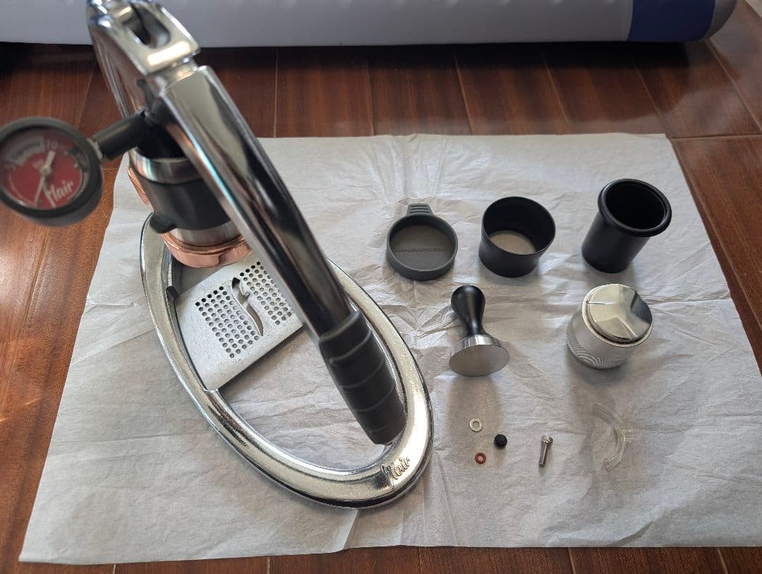 モ*P様 flair espresso Pro2 chrome　ディストリビュー