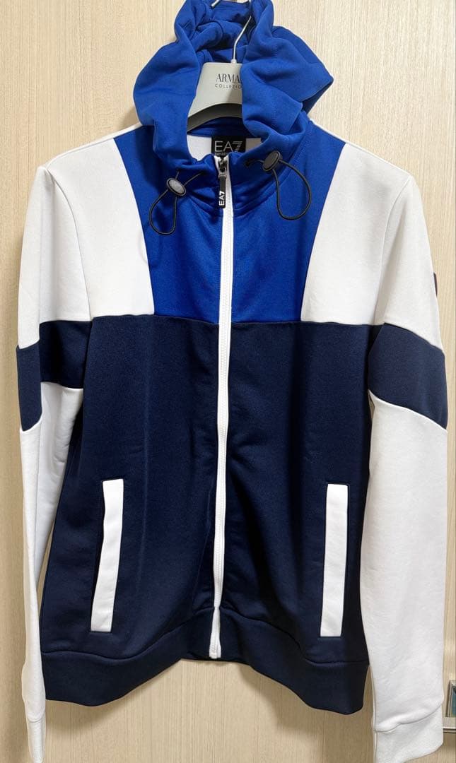 EA7 スウェット ジップアップパーカー メンズ M
