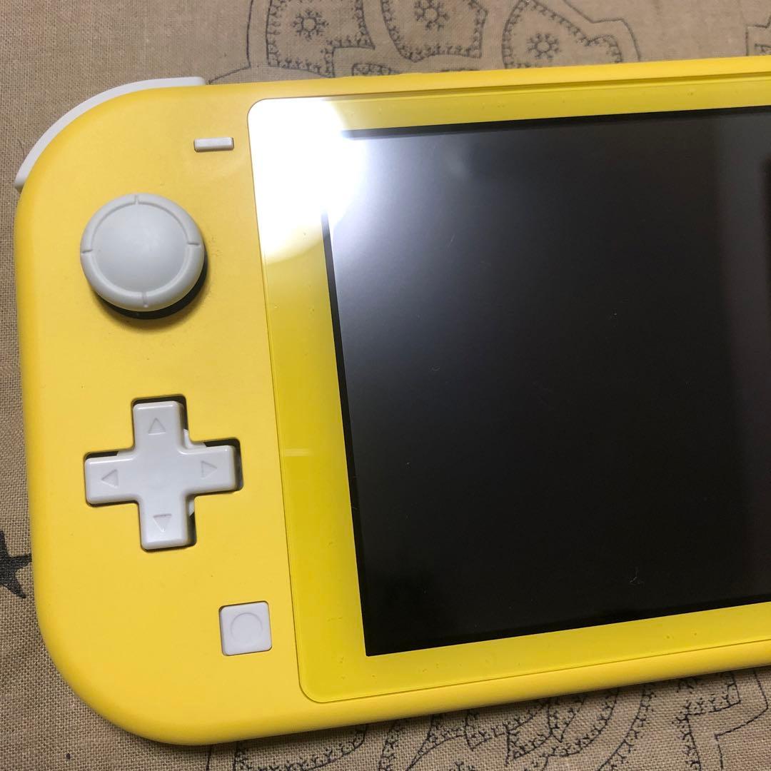 美品 Nintendo Switch Lite 本体 イエロー 完品