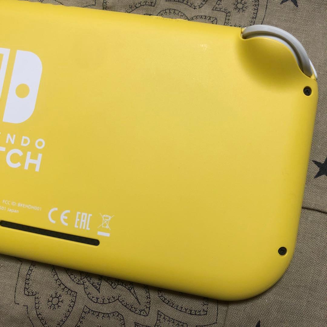 美品 Nintendo Switch Lite 本体 イエロー 完品