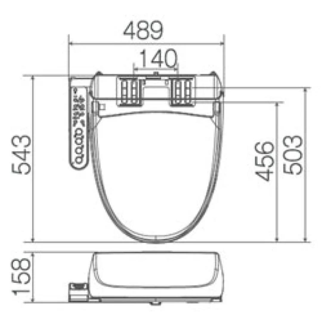 TOSHIBA(東芝) 温水洗浄便座脱臭・省エネ型(瞬間式) SCS-S300