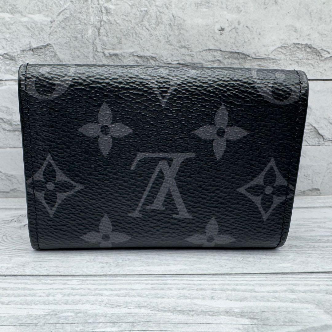 【極級美品】ルイヴィトン エクリプス ディスカバリーコンパクト 三つ折り 黒