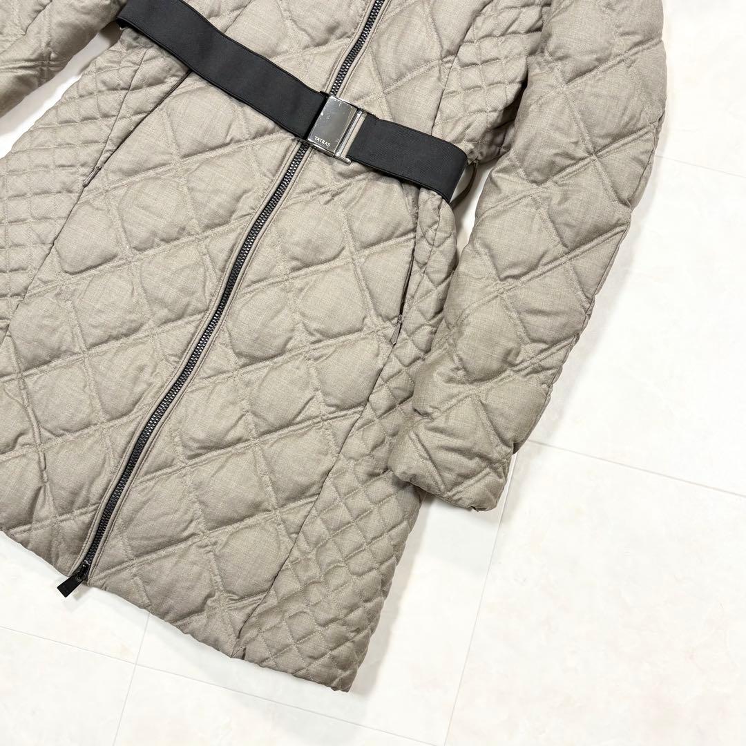 ☆TATRAS タトラス ダウンコート VITTORIA ファー ベルト付き