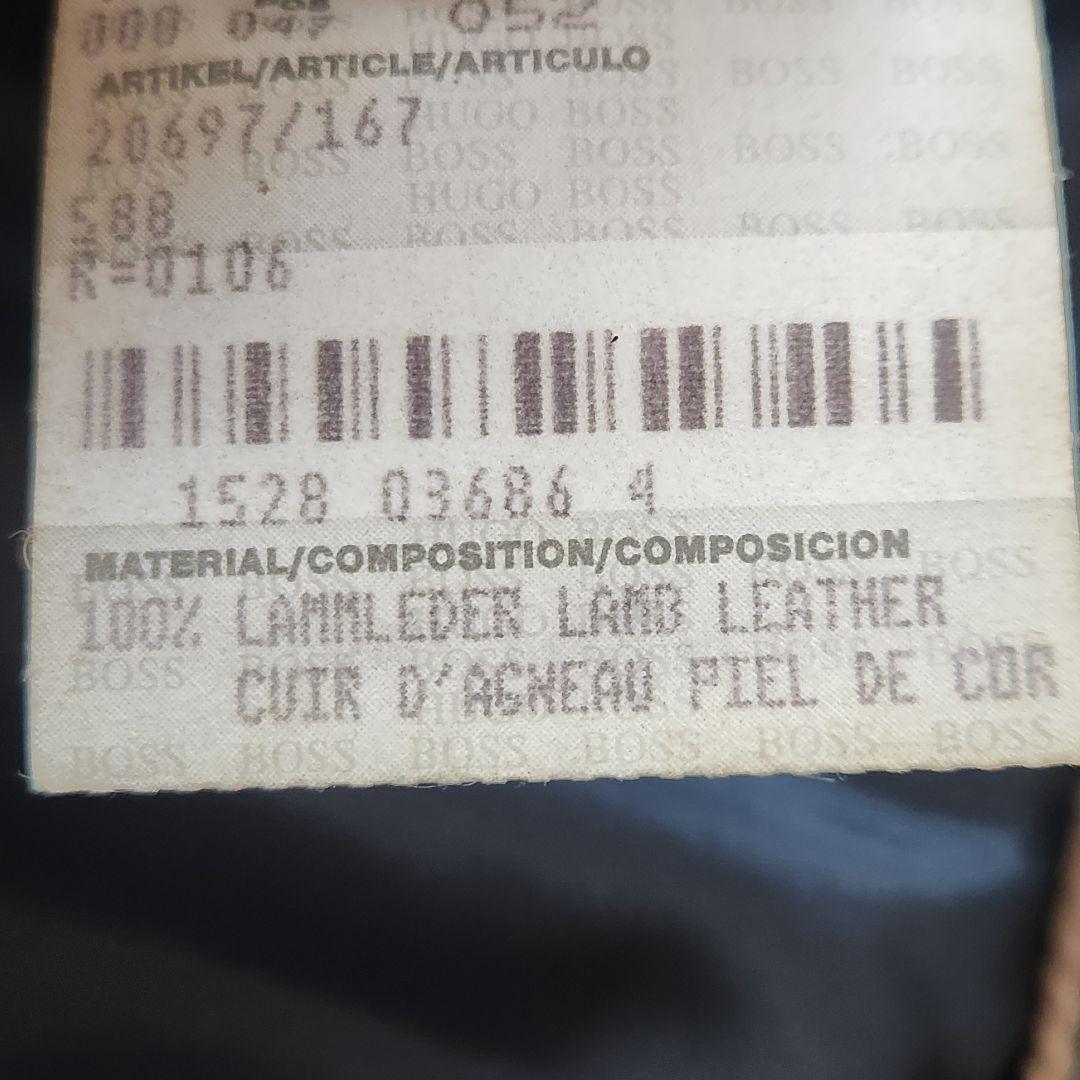 美品✨XXL相当 HUGO BOSS ライダースジャケット ラムレザー ムートン