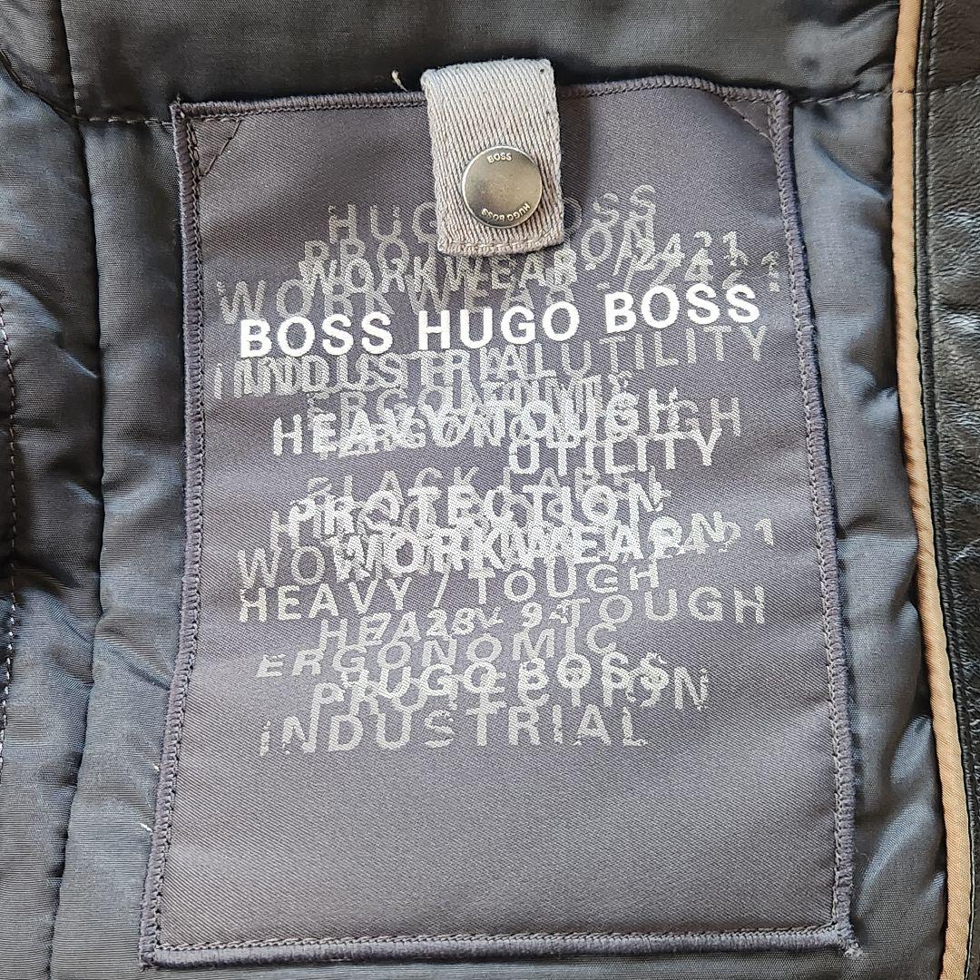 美品✨XXL相当 HUGO BOSS ライダースジャケット ラムレザー ムートン
