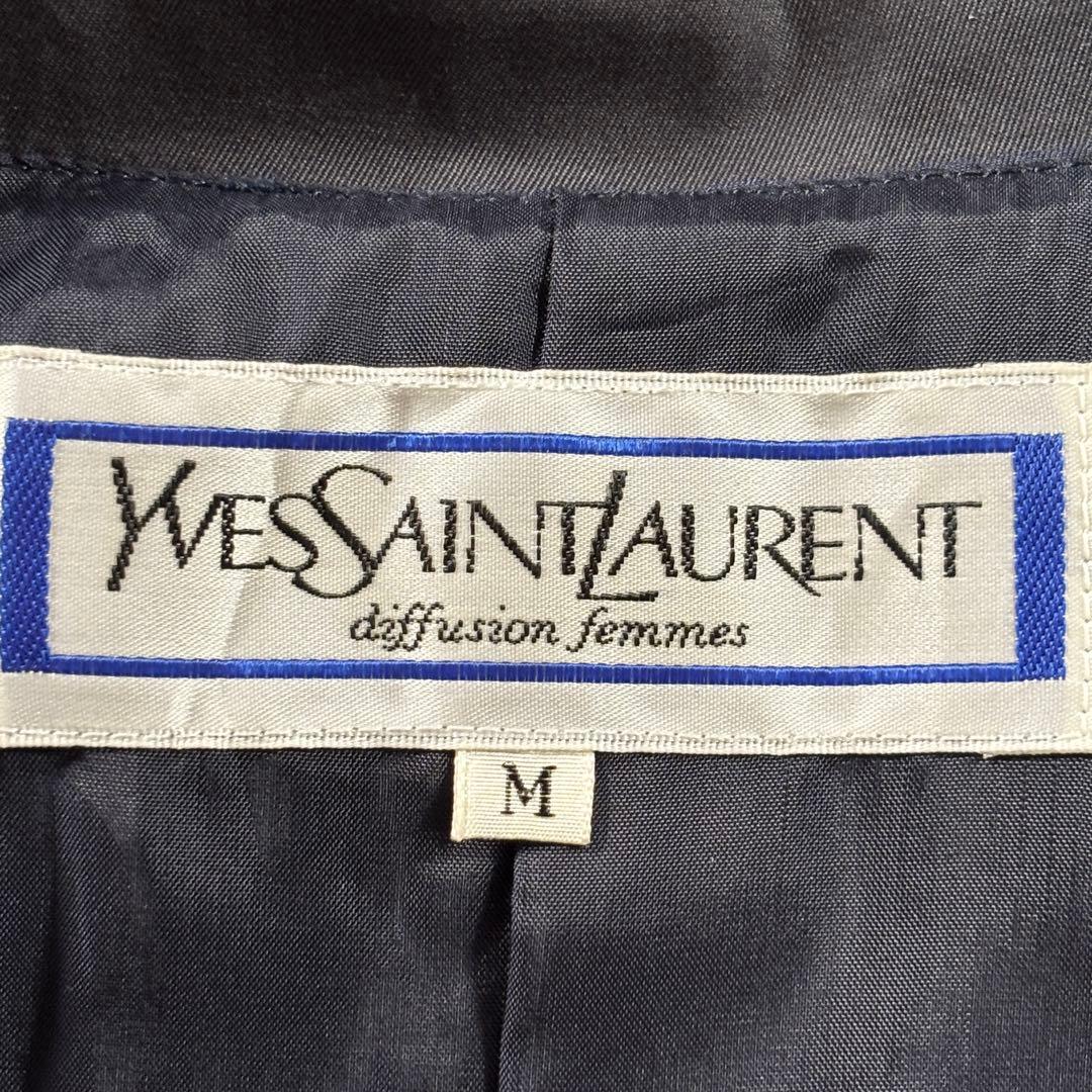 極美品 イヴサンローラン トレンチコート ロング丈 M ベルト付き