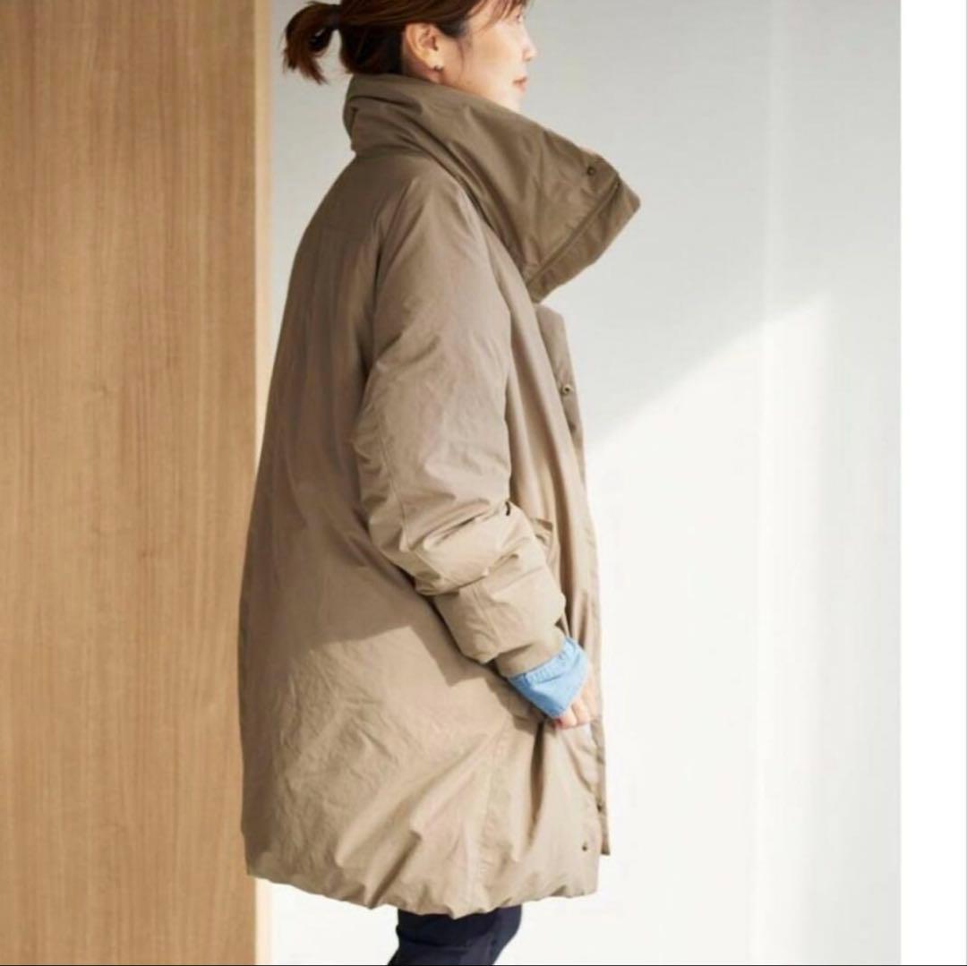 Plage【HAKUU/ハクウ】別注 LIGHT/W ダウンコート ベージュ