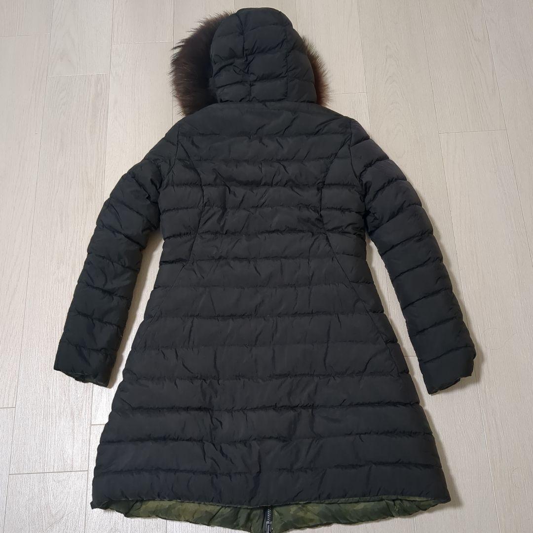 【美品】TATRAS　リバーシブル　ダウンロングコート　カモフラ柄　サイズ3
