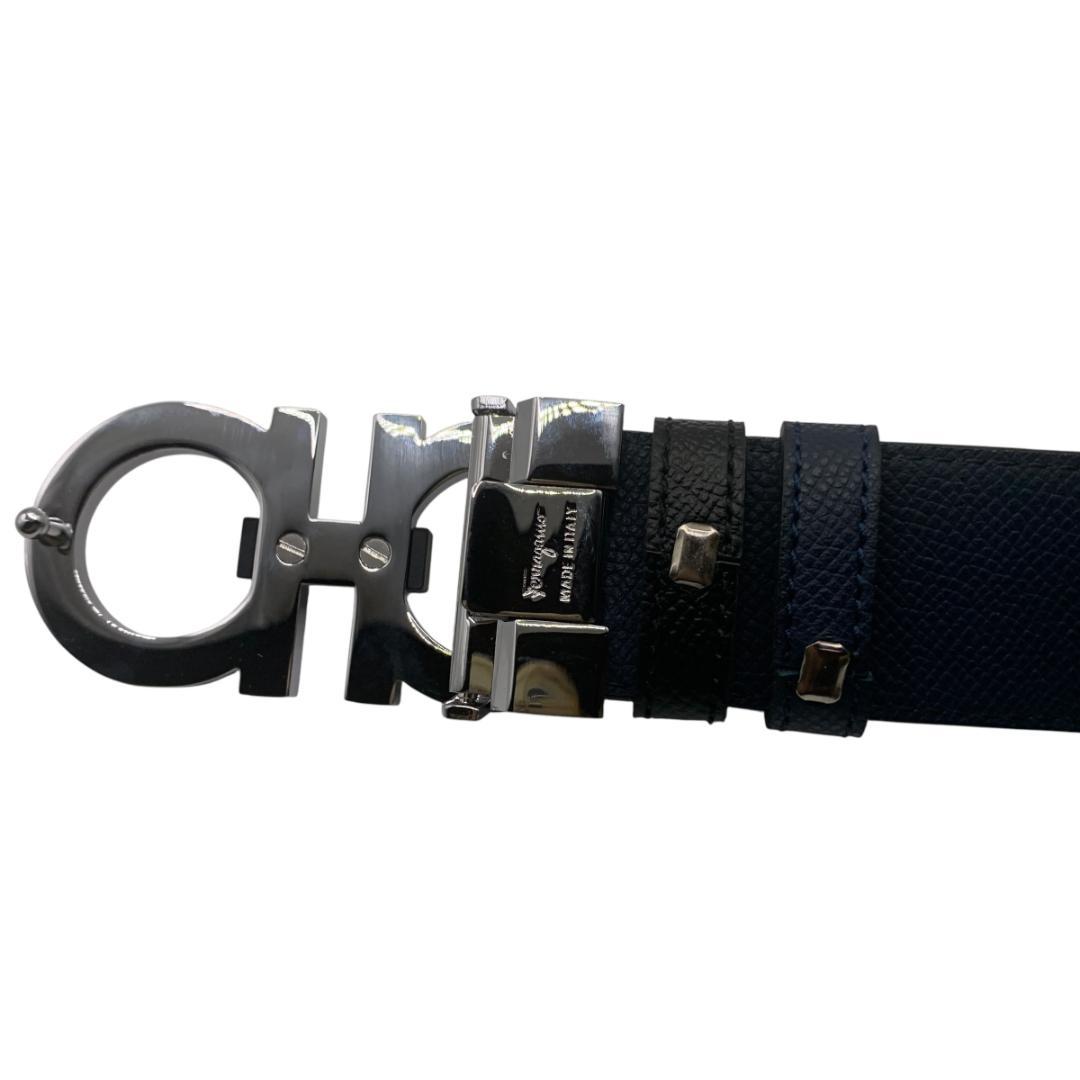 美品Ferragamo フェラガモ　ベルト リバーシブル　調整可 最大115cm