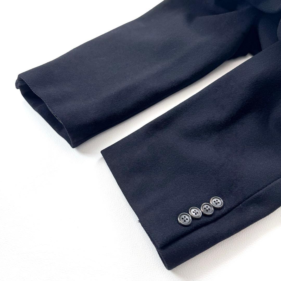 美品✨ラルフローレン チェスターコート ウール ロングコート 比翼 ネイビー