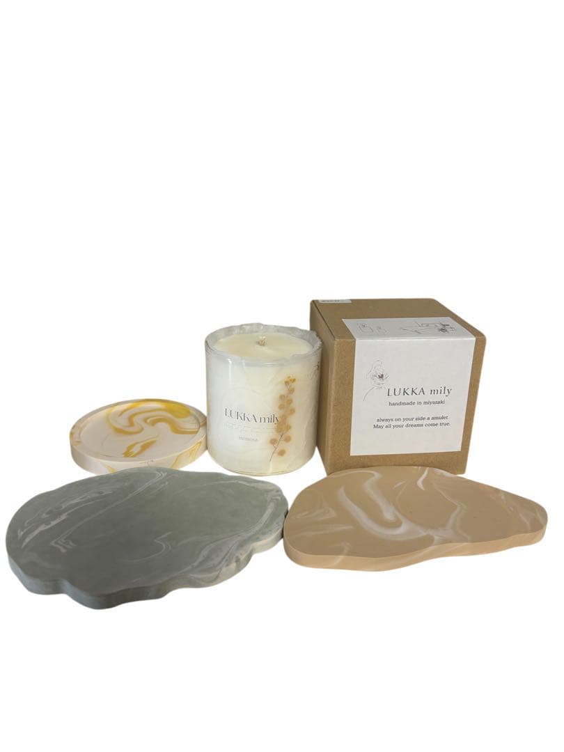 LUKKA milyさん キャンドル トレイセット