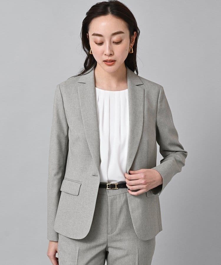 アンタイトル　ジャケット&パンツ&スカート　セットアップ　ライトグレー