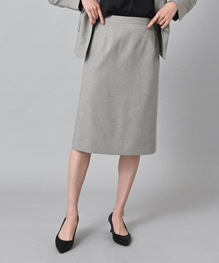 アンタイトル　ジャケット&パンツ&スカート　セットアップ　ライトグレー