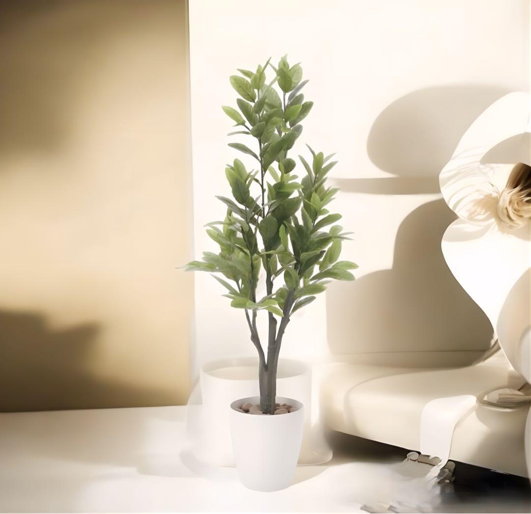 光触媒　人工観葉植物　ウォールグリーン　フェイクグリーン　レモン1.25m