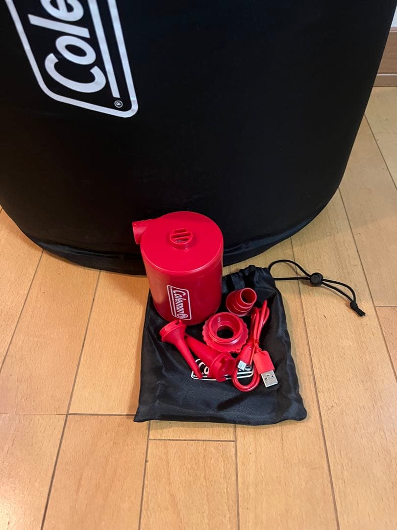 コールマン　Coleman インフレーターマットダブル 空気入れセット