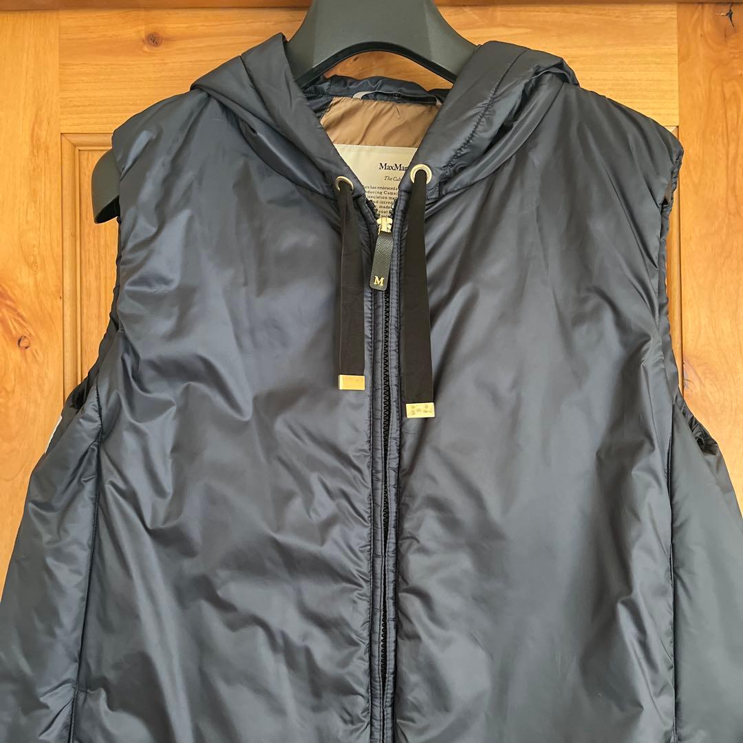 マックスマーラ ダウンベスト ネイビー 極美品 36