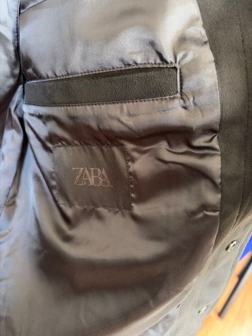 ZARA フェイクスエード レギュラーフィット ジャケット