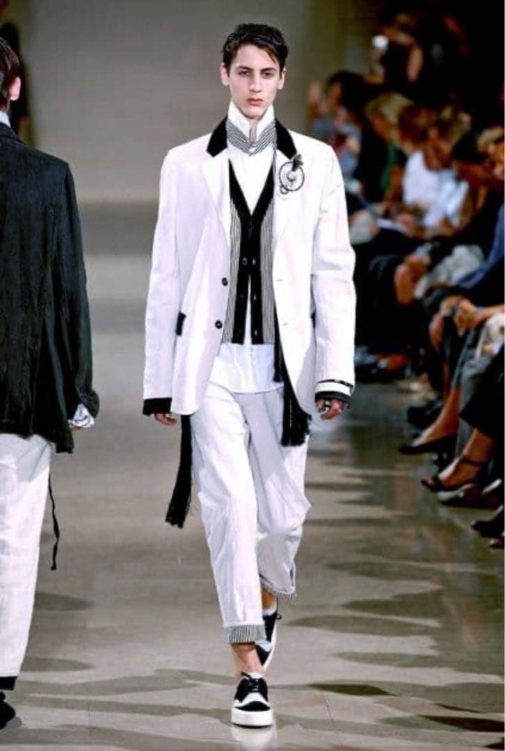 w*】様 ANN DEMEULEMEESTER 08SS クロップドパンツ　ar