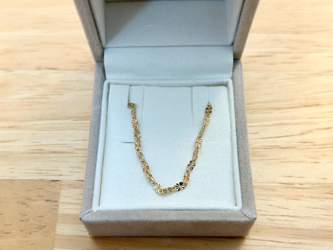 ヴァンドーム青山 ブレスレット K10 イエローゴールド クローバーチェーン