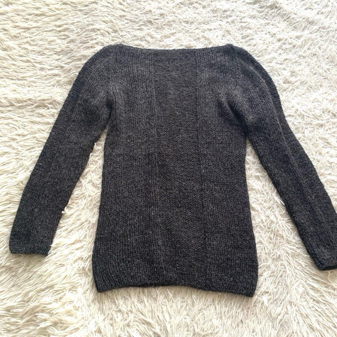 【新品未使用】グランピエ アルパカ セーター　ハンドニット　ペルー製