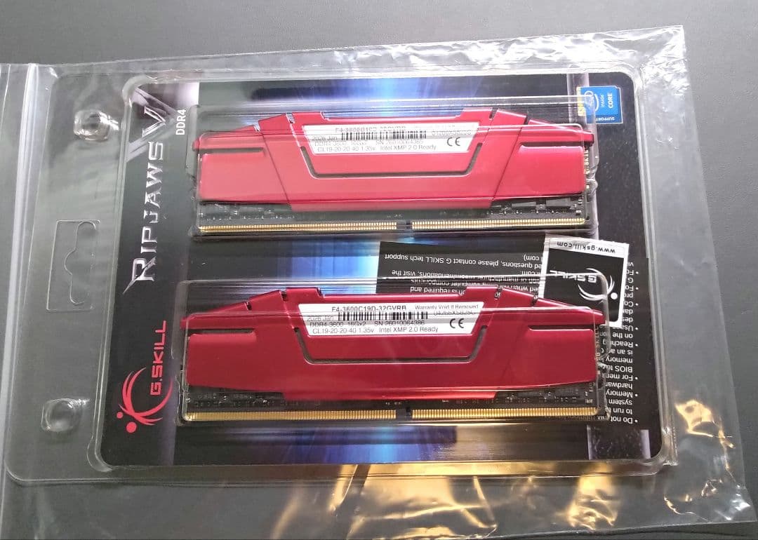 メモリー G.SKILL Ripjaws V DDR4 3600MHz 32GB