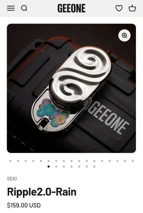 ど*ど様 「正規品」 SEKI Ripple2　傘柄版　EDC　フィジェットトイ