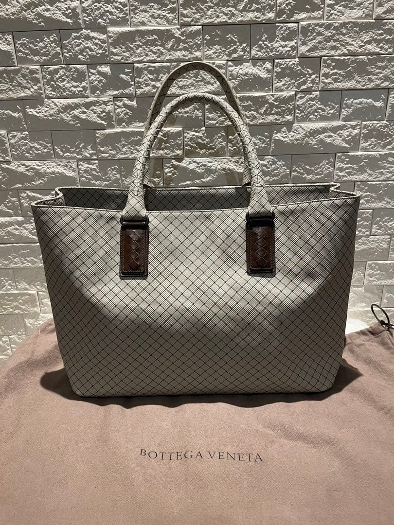 美品　ボッテガヴェネダ　トートバッグ　グレー
