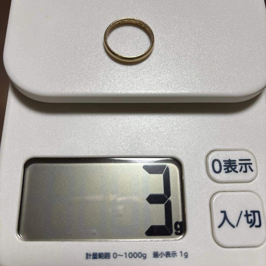 K18 3g 18金　リング　指輪