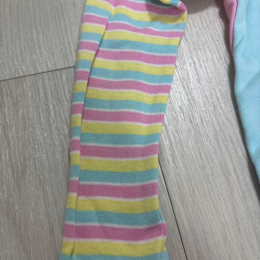 mezzo piano カラフル長袖ドレス