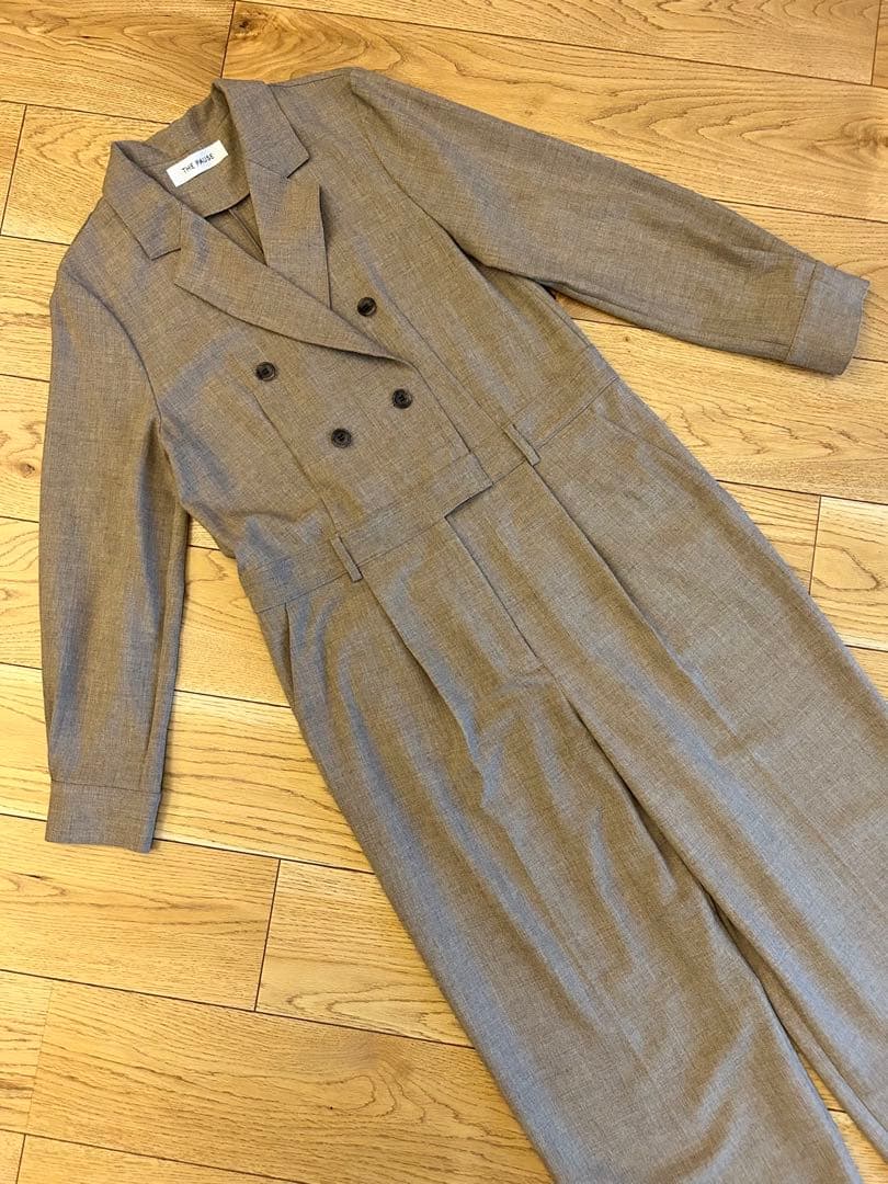 【THE PAUSE】テーラーカラージャンプスーツ　試着のみ　ウィム ガゼット