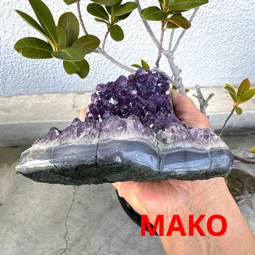 M1863☆アメジストクラスター888g☆ブラジル産☆天然石☆N51207-A