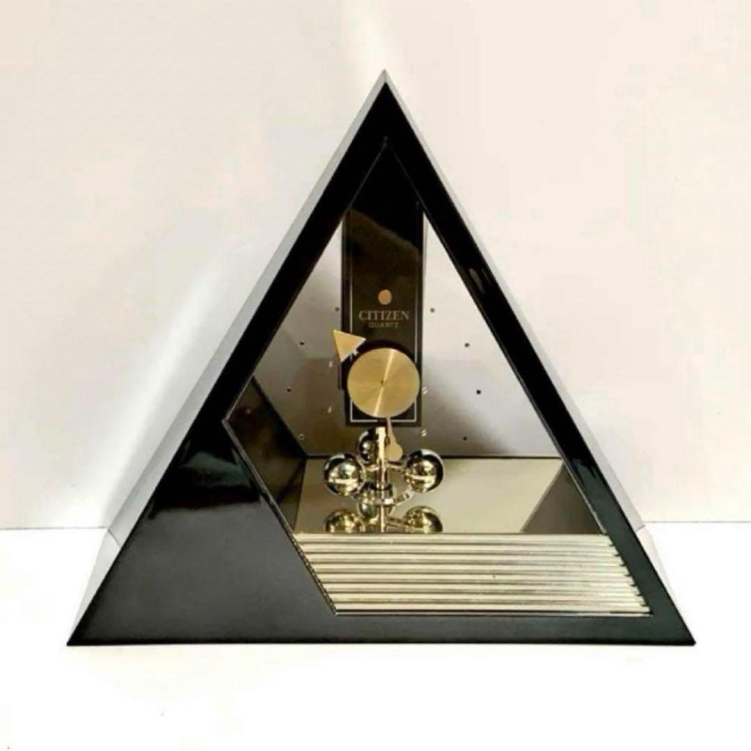CITIZEN シチズン　置き時計　三角形　振り子時計