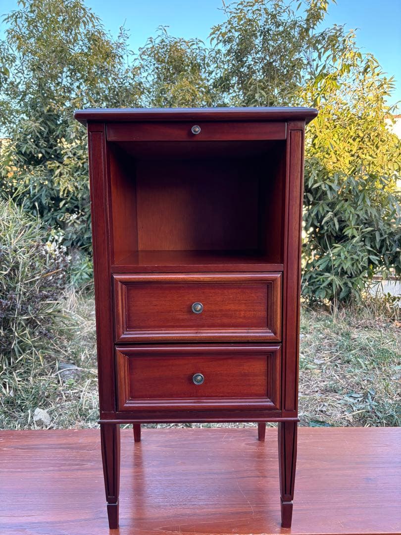 希少品　東海家具　ケント 木製電話/FAX台　サイドボード花台　飾り棚