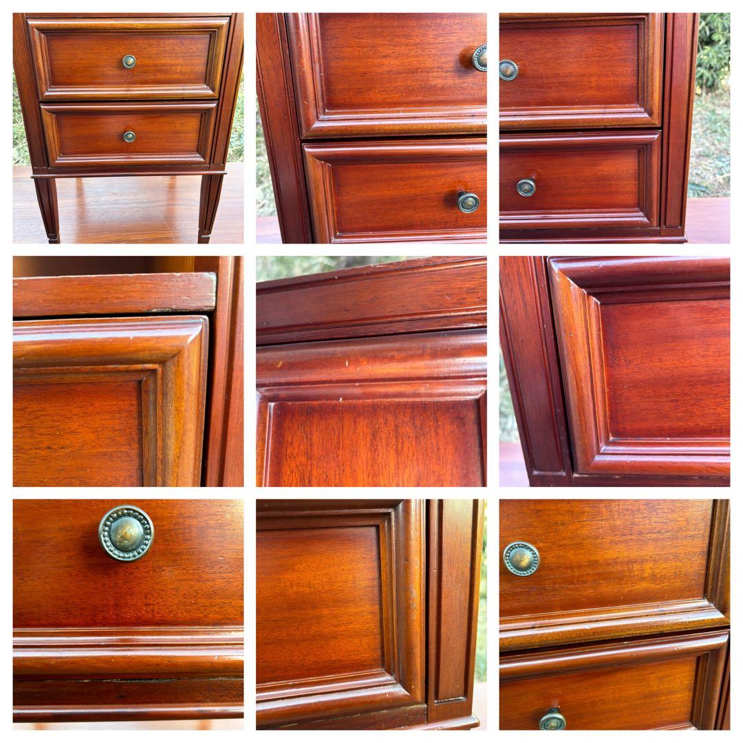 希少品　東海家具　ケント 木製電話/FAX台　サイドボード花台　飾り棚