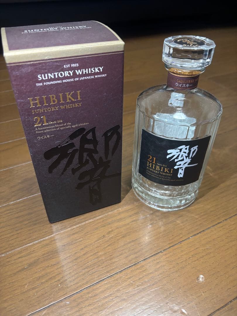響　21年 ウイスキー 箱入り