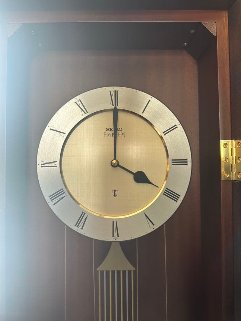 SEIKO EMBLEM ホールロック HW414B 柱時計 アンティーク