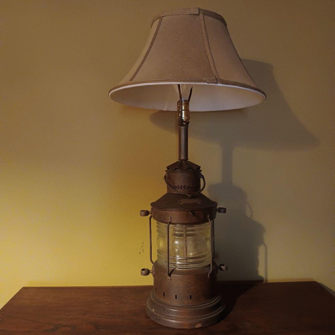 【希少 ヴィンテージ】ランタン フロアライト 船舶ランプ マリンライト 日本船舶