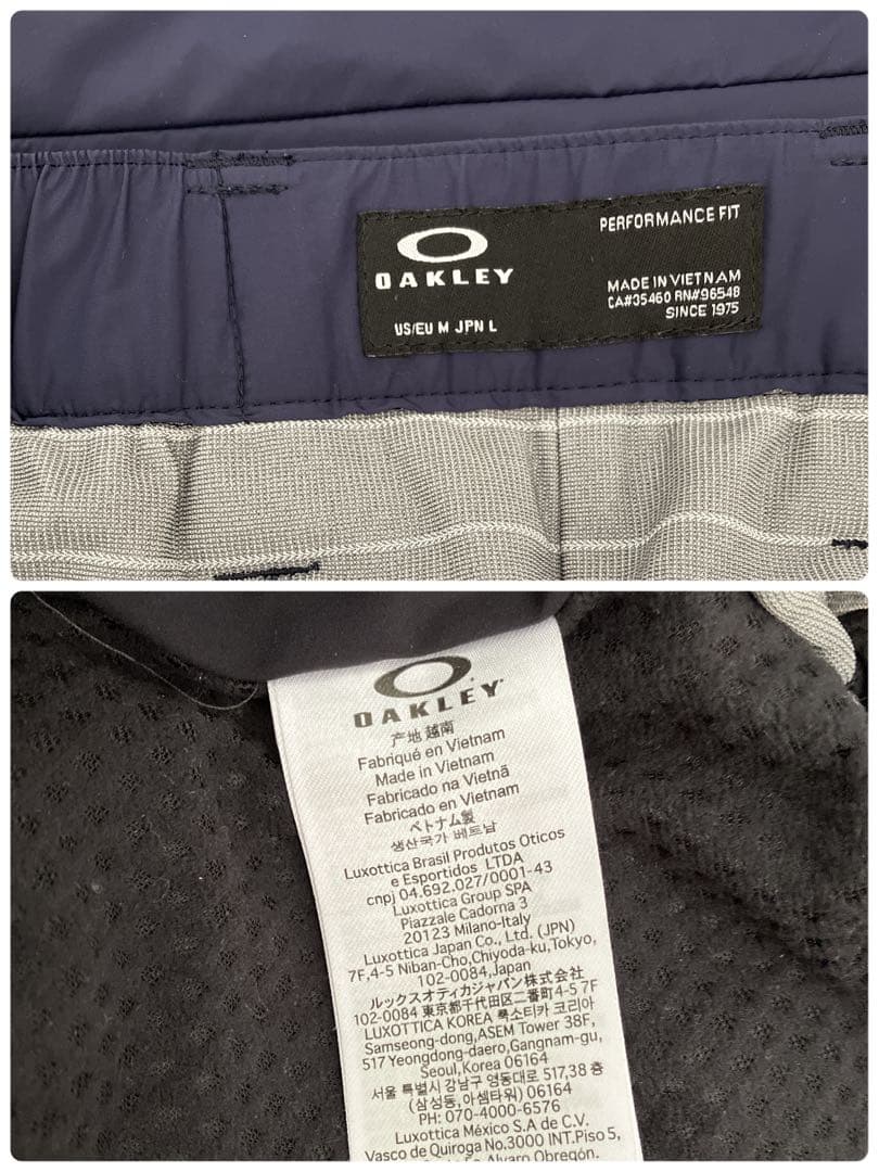 値下げ！OAKLEY メンズゴルフウェアLブルゾン　プルオーバー　上下セット