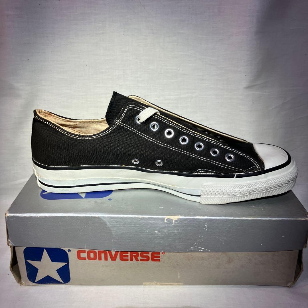 80's デッドストック コンバース　オールスター　USA製ブラック　銀箱12