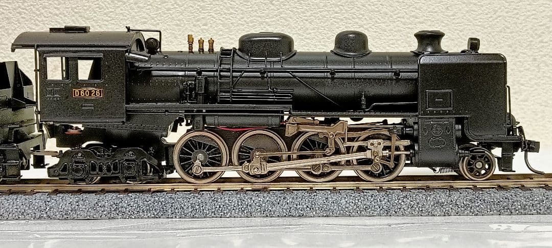 HOゲージ 宮沢模型 Ｄ60 蒸気機関車.カンモーター、メンテナンス済