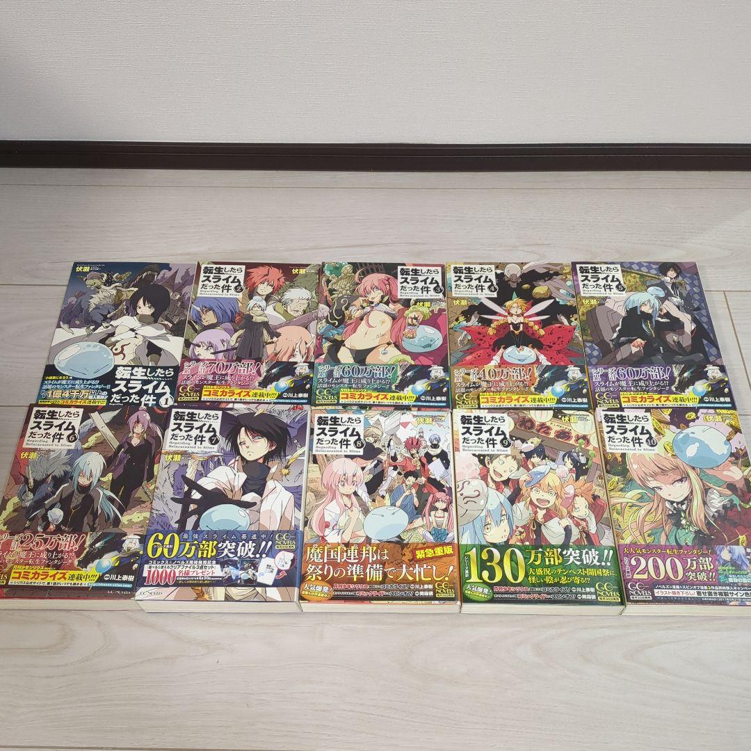 転生したらスライムだった件 小説 1〜21巻セット