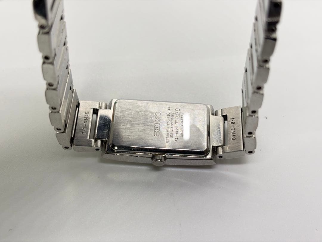 【稼働品】セイコー タンクスクエア クォーツ レディース腕時計 ドレスウォッチ