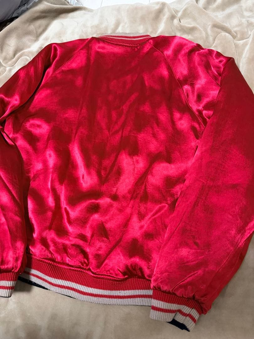 ２面用 別珍 Cropped Heads スカル 日本 スカジャン unisex