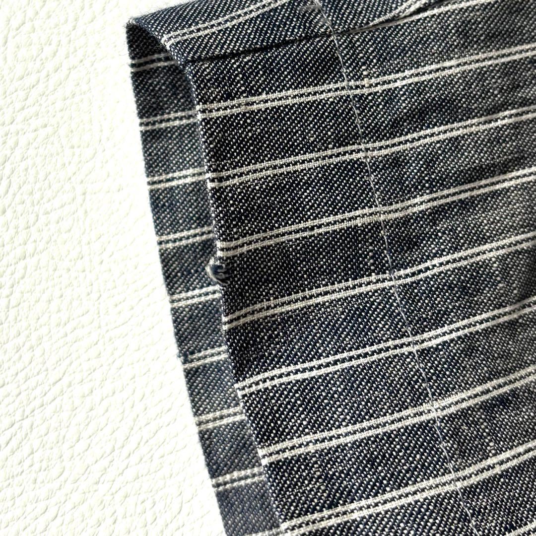 mizuiroind ミズイロインド リネンストライプオールインワン